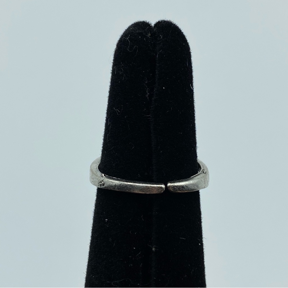 Silver Floral Large Bohemian Flower Ring - Picture 4 of 6